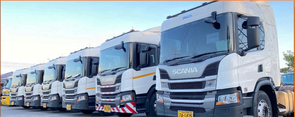 ขบวนรถหัวลาก Scania King of the Road